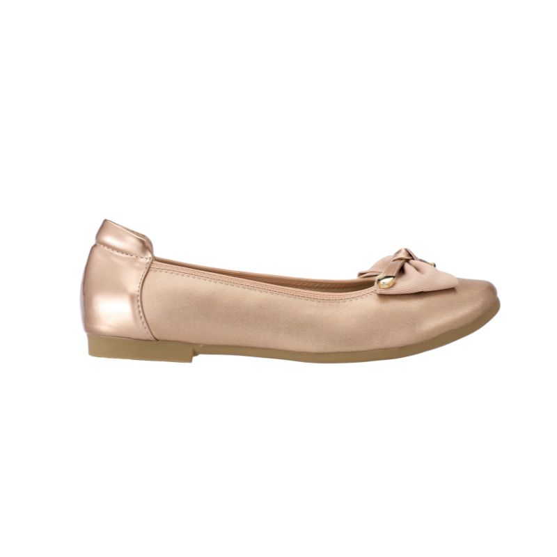 EBS0074 EVERBEST Soft Step Bow Ballet Flats