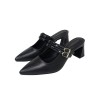 101240 Pointed Toe Slip On Heel