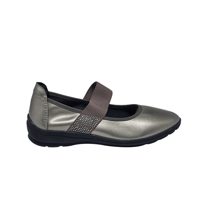 LY3960 Elastic Strap Flat Shoes