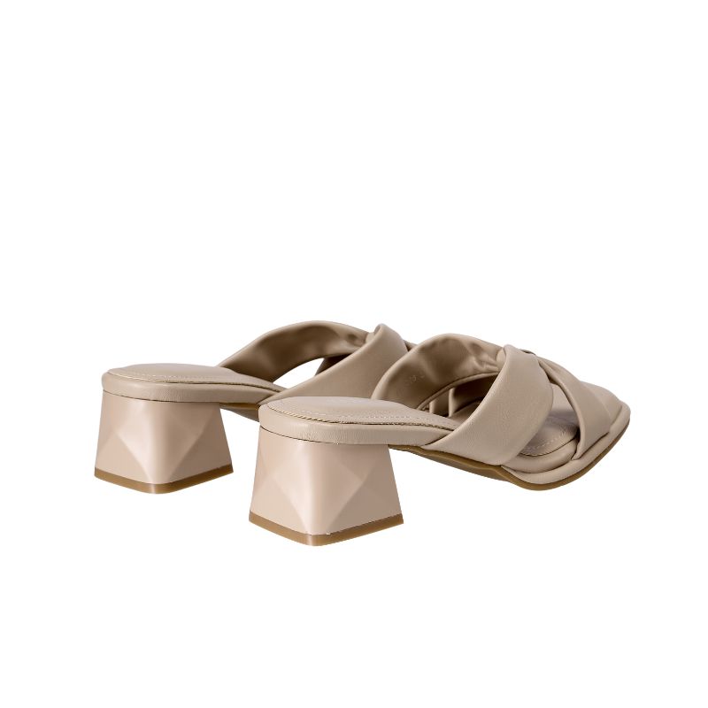 YYF4006 Tracce Twisted Knot Block Heel