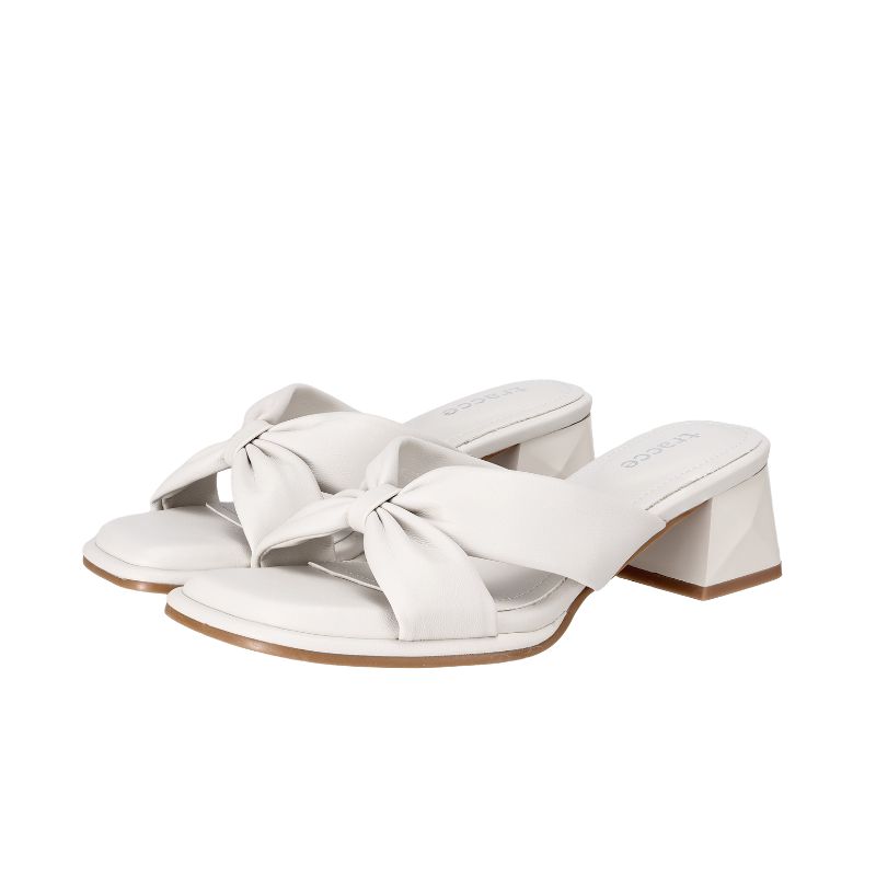 YYF4006 Tracce Twisted Knot Block Heel