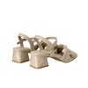 YYF4007 Tracce Twisted Strap Block Heel Sandals