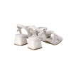 YYF4007 Tracce Twisted Strap Block Heel Sandals