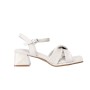 YYF4007 Tracce Twisted Strap Block Heel Sandals