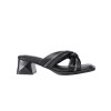 YYF4009 Tracce Crystal Twist Heeled Sandals