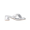 YYF4009 Tracce Crystal Twist Heeled Sandals