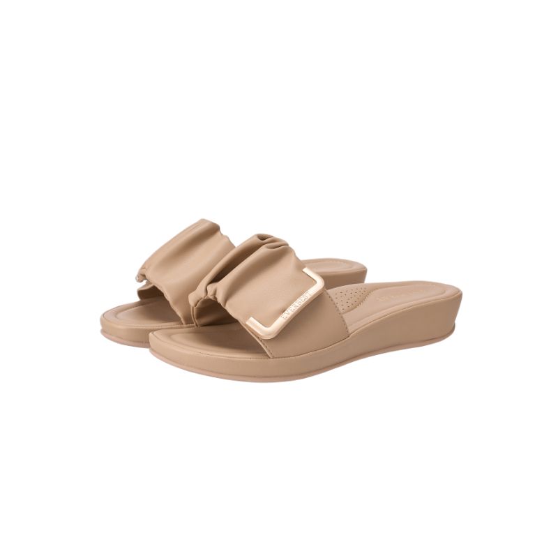 LCS8010 Soft Ruched Sandals