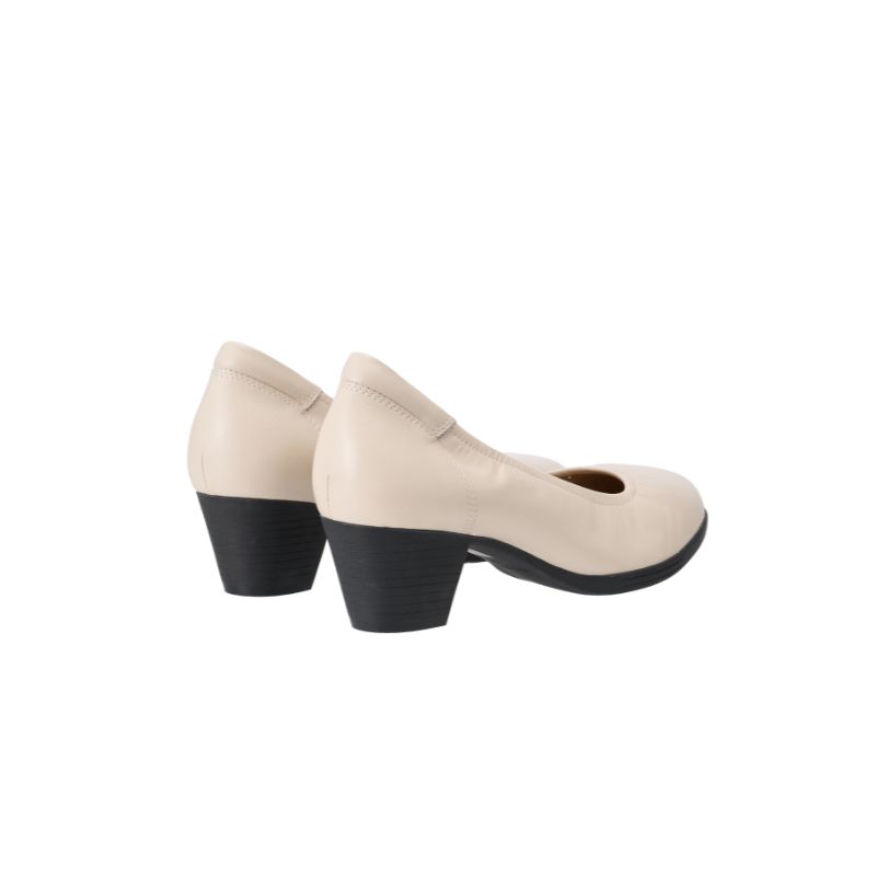 LY8055 Classic Round Toe Block Heel Pumps