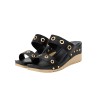 AMP0087 Wedge Heel Square Toe Design Sandals
