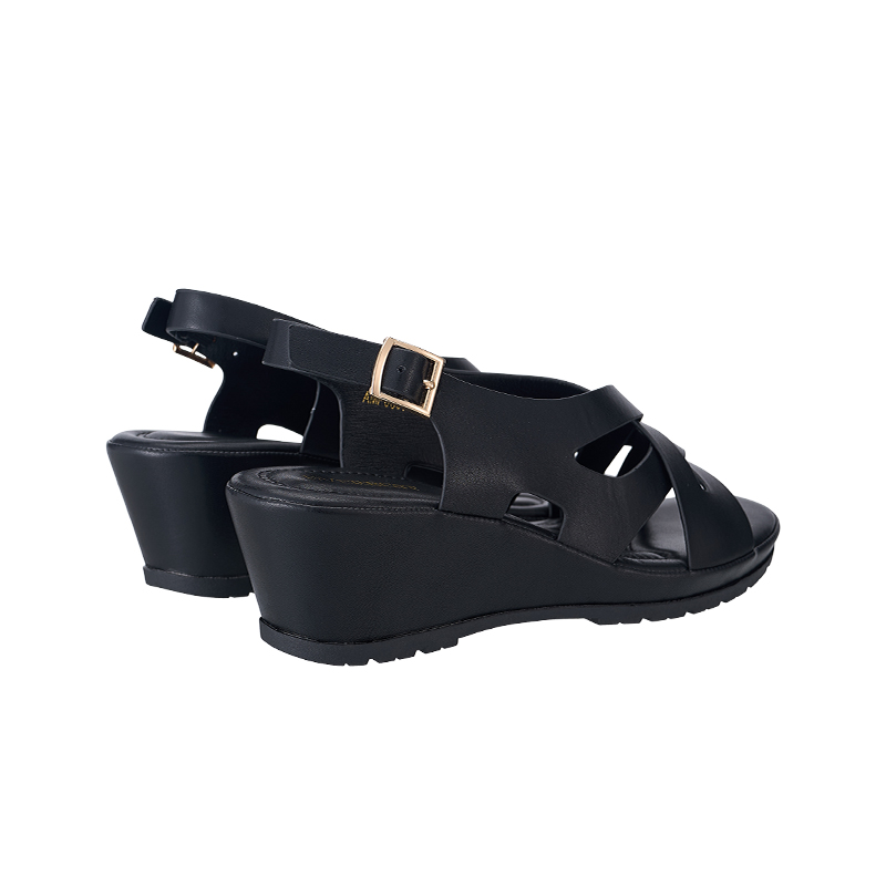 AMP0097 - Weave Strap Wedge Sandals