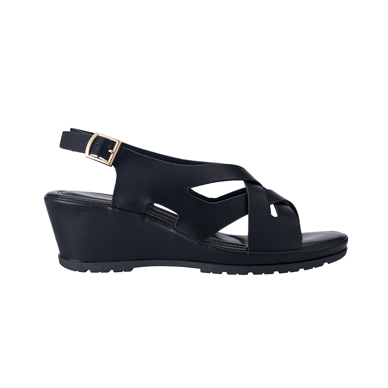 AMP0097 - Weave Strap Wedge Sandals