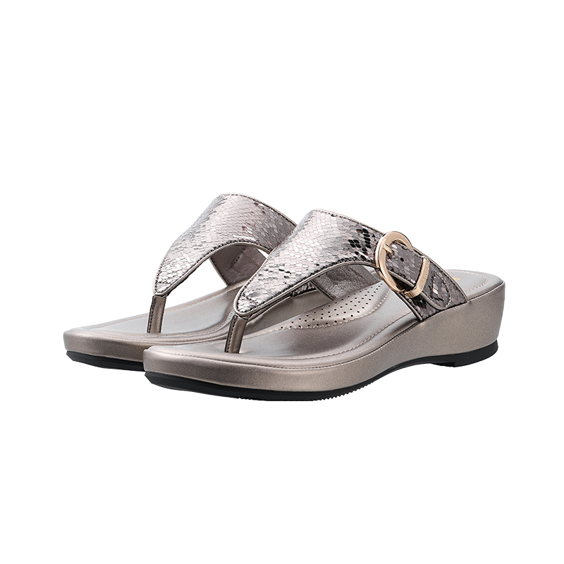 AMP0101- Buckle Thong Wedges