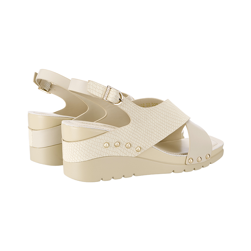 AMP0102 Wedge Cross Strap Sandals