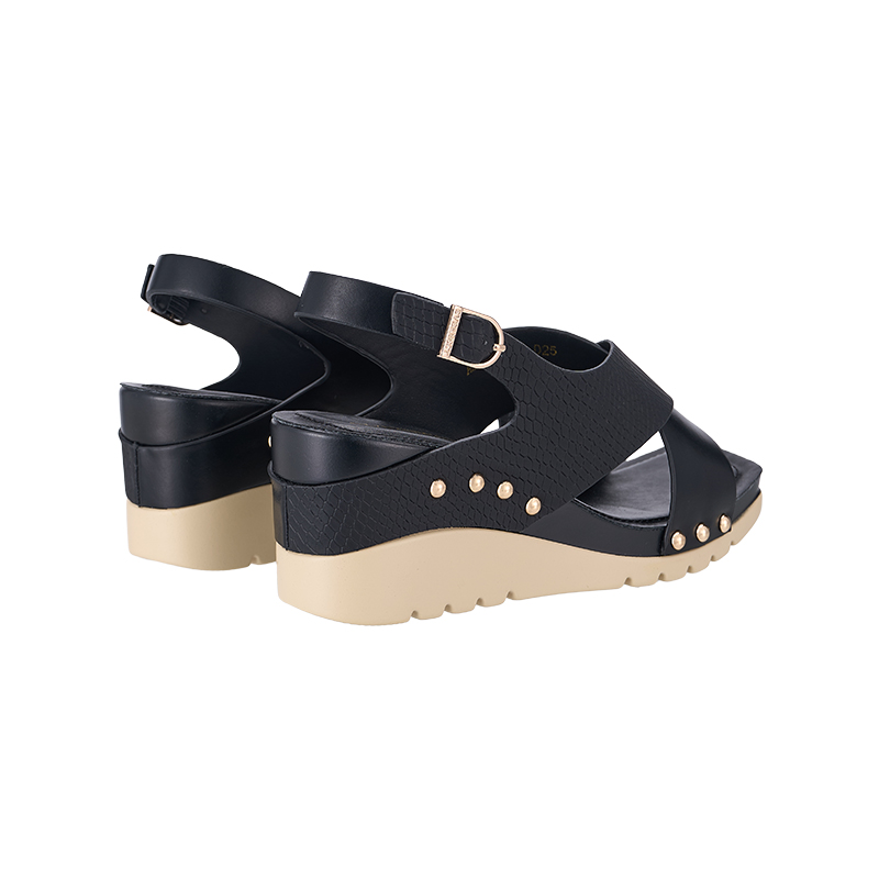 AMP0102 Wedge Cross Strap Sandals