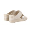 AMP0103 Front Zip Wedge Heel Sandals