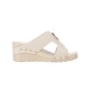 AMP0103 Front Zip Wedge Heel Sandals