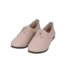 AMP5012 Tracce Leather Lace Up Flat Ballerinas
