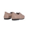 AMP5012 Tracce Leather Lace Up Flat Ballerinas