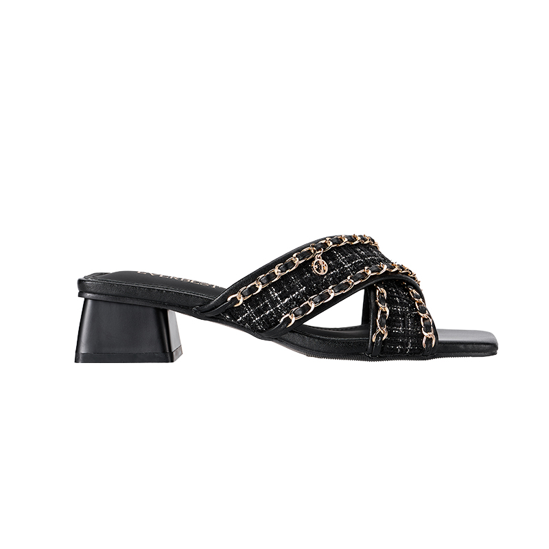 BT9030 Cross Strap Block Heels