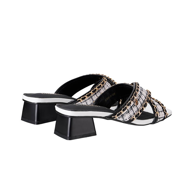 BT9030 Cross Strap Block Heels