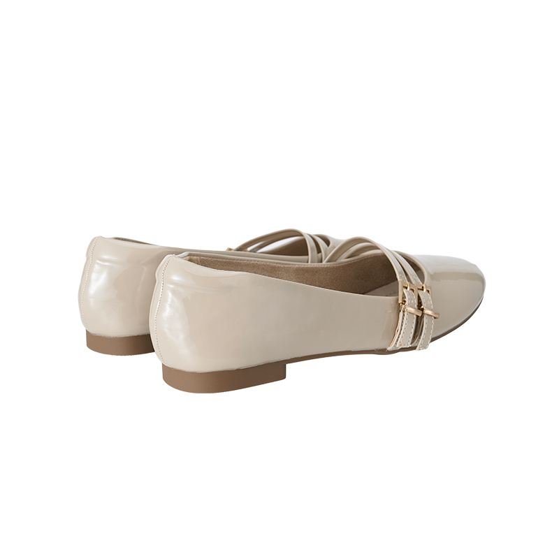 BT9031 EVERBEST Double Strap Ballet Flats