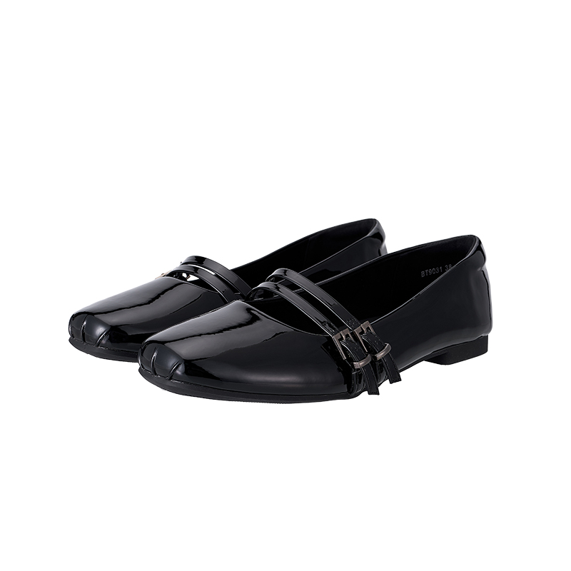 BT9031 EVERBEST Double Strap Ballet Flats