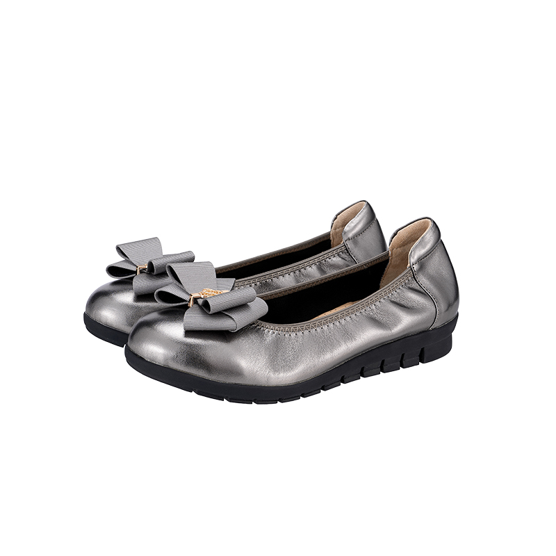 EBS0069 Ladies Leather Flats