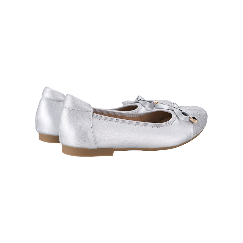 EBS0070 EVERBEST Weave Cap Toe Ballet Flats