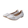 EBS0070 EVERBEST Weave Cap Toe Ballet Flats