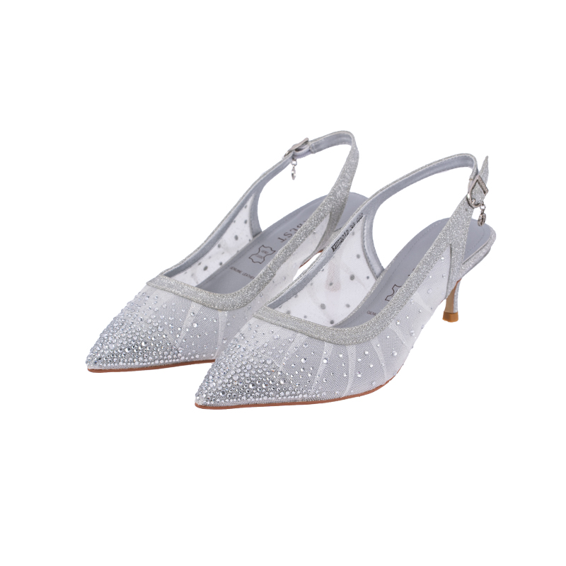 EHH2012 Kitten Heel Pointed Toe Sling back