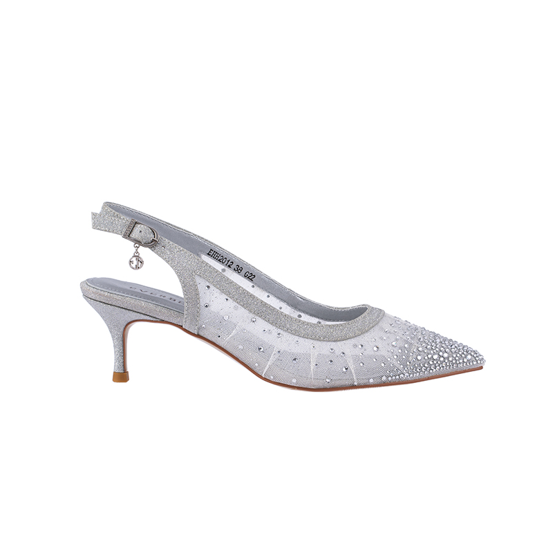 EHH2012 Kitten Heel Pointed Toe Sling back