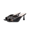EHH2030 Peep Toe Sleep On Mules