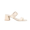 EHH2039 Woven Texture Block Heel Sandals