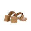 EHH2039 Woven Texture Block Heel Sandals