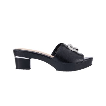 EMX1312 Slip On Block Heel