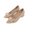 EXZ7013 Pointed Toe Block Heel