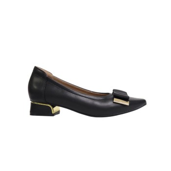 EXZ7013 Pointed Toe Block Heel