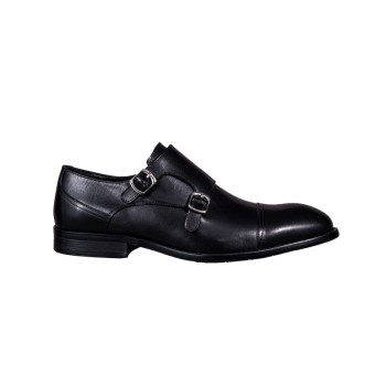 JB2017 Leather Monk Shoes