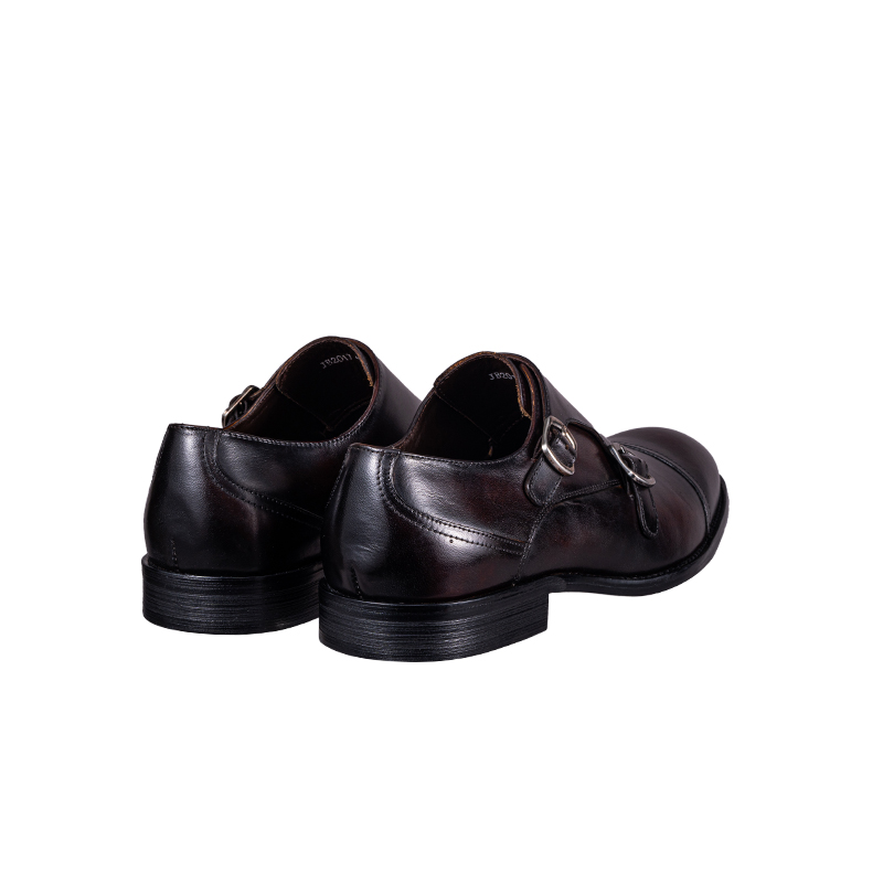 JB2017 Leather Monk Shoes