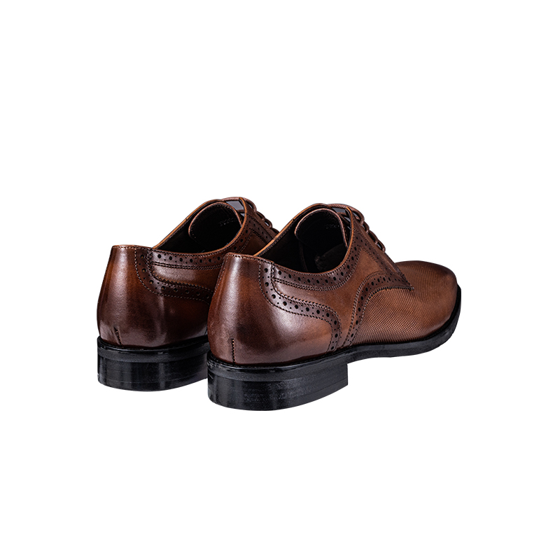 JB2020 Leather Derby Lace up Men Shoes