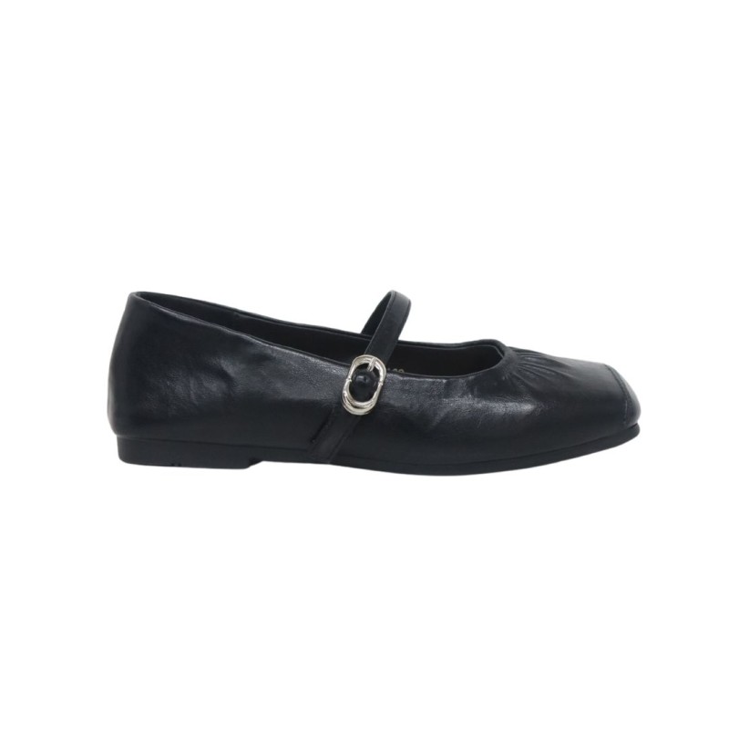 LSS9002 Tracce Square Toe Mary Jane Ballet Flats