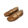 LSS9002 Tracce Square Toe Mary Jane Ballet Flats