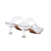 LY8039 Crystal Acrylic Heels Designs Sandals