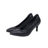 LY8042 Leather Classic Kitten Heel Shoes
