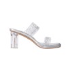LY8052 Crystal Block Heel Sandals