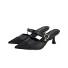 QH8842 - Pointed Toe Kitten Heel