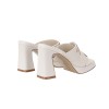 QH8843 Everbest Weave Platform Heel Slip-Ons Sandals