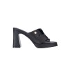 QH8843 Everbest Weave Platform Heel Slip-Ons Sandals