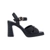 QH8844 Weave Platform Slip On Sandals