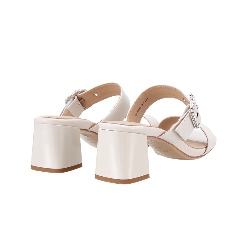 QH8848 Mid Heel Slip On Sandals
